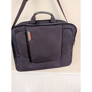 Brinch Laptop Messenger Bag Dark Purple Shoulder Briefcase Carrying Case